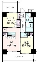 デュオステージ大山の物件間取画像